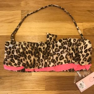 Juicy Couture bandeau swim top